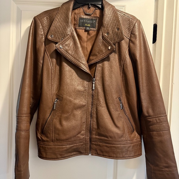 Bernardo Leather Moto Jacket - Picture 1 of 11